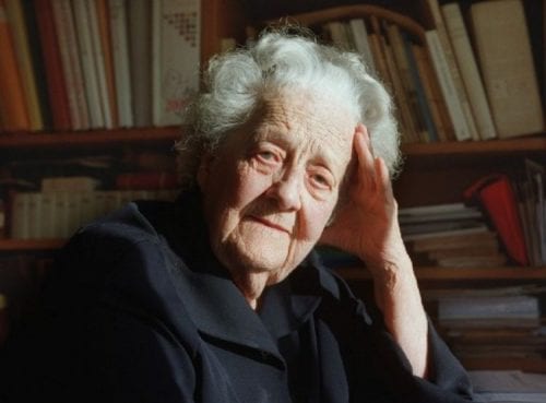 Germaine Tillion, résistante, femme de lettres et ethnologue française. 