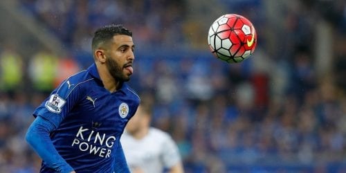 Riyad Mahrez, joueur à Leicester City (Angleterre). Elu meilleur joueur de Premier League en 2016, il est originaire de Sarcelles (Val d'Oise). (Source Adrian Dennis/AFP)